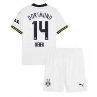 Borussia Dortmund Maximilian Beier #14 Tretí Detský futbalový dres 2024-25 Krátky Rukáv (+ trenírky)